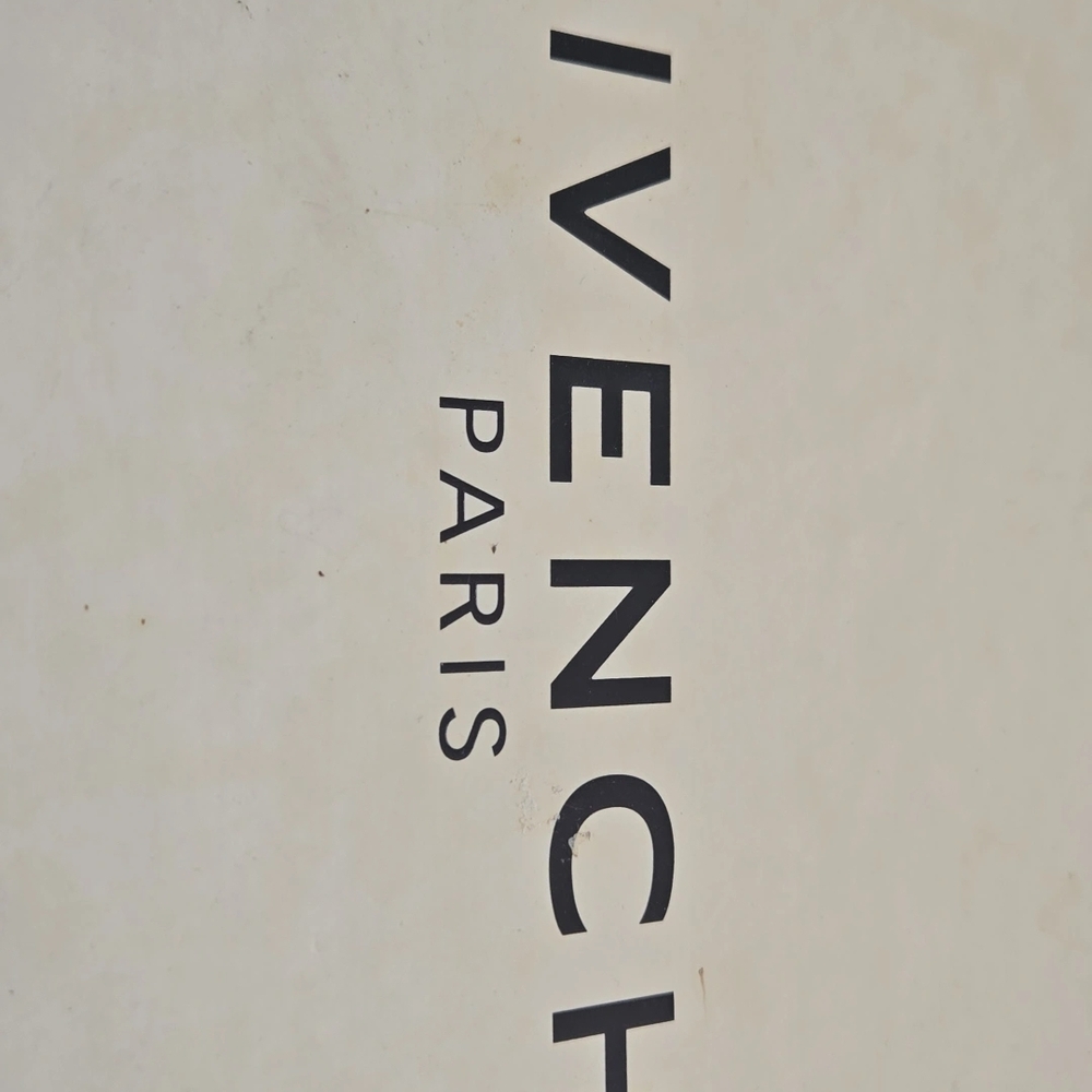 Givenchy Cream Box with Black Lettering